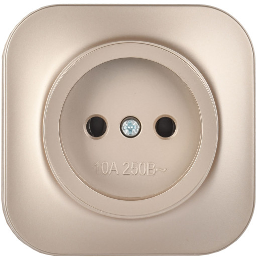 GLORY Роз. без з/к/ш о/у 10А РС20-2-ХШм шамп. м. IEK