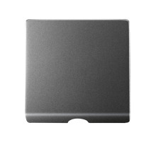 Simon S82 Concept Матовый титан, Накладка для шнурового выключателя и вывода кабеля