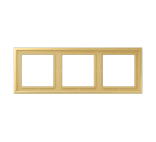 JUNG LS Zero Латунь Рамка 3-ая