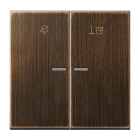 JUNG Клавиша для гостиничных выключателей 505KO5VEUM24 или 505KO5VEUM230, латунь Antik