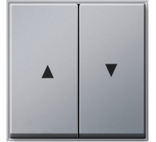 Gira TX-44 Алюминий Клавиша 2-ая для жалюзи со стрелками