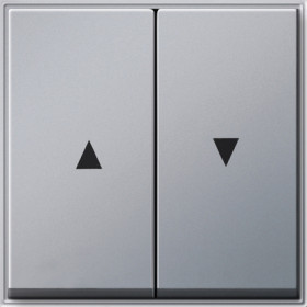 Gira TX-44 Алюминий Клавиша 2-ая для жалюзи со стрелками