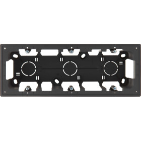 Simon 24 Графит Коробка монтажная для накладного монтажа на 3 модуля