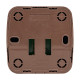 Розетка Phone 1-местная ОП Минск тёмное дерево EKF