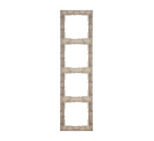 Legrand/Daccord SUNO Песочный Рамка декоративная универсальная 4-постовая.