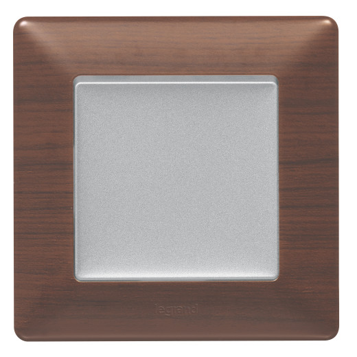 Valena LIFE.Лицевая панель для выключателей одноклавишных.Алюминий