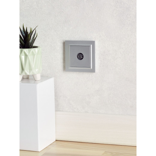 BRITE Рамка 1-мест. IP44 РУ-1-БрА-44 алюм. IEK