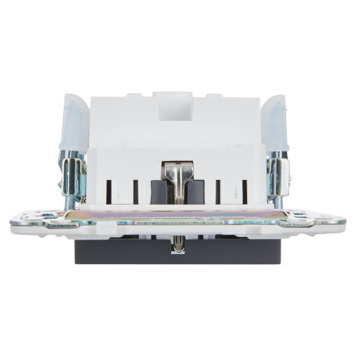 SKANDY Роз. с з/к/ш 16А б/к SK-R06T титан IEK