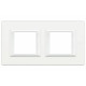 Axolute декоративные накладки прямоугольной формы, горизонтальные, цвет белый, на 2+2 модуля