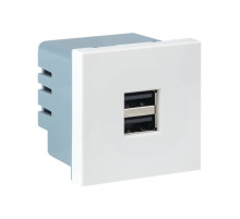 EKF PROxima Розетка USB, сила тока 2.1 А (2 гнезда) без индикатора.