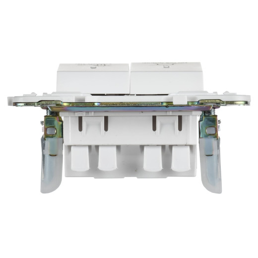 SKANDY Выключ. 2-кл. с инд. отел. 10А SK-V16W арк. бел. IEK