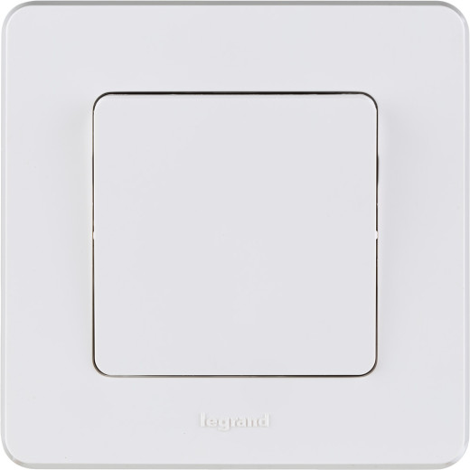 Выключатель одноклавишный - Legrand/Daccord Inspiria - 10АХ 250В безвинтовые зажимы - белый