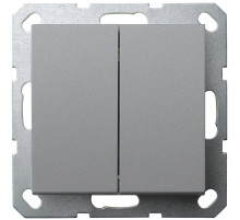 Jasmart G Алюминий Выключатель 2-кл 10A 250V~