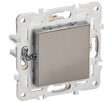 IEK SKANDY Никель Заглушка с суппортом SK-C01N