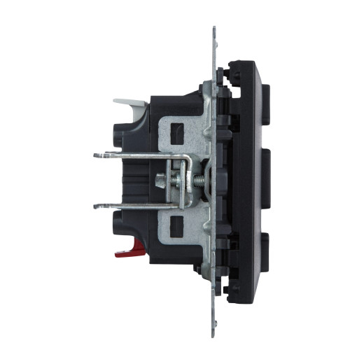 SUNO. Переключатель кнопочный для жалюзи и рольставней 6А 250В. Безвинтовые зажимы. Цвет 