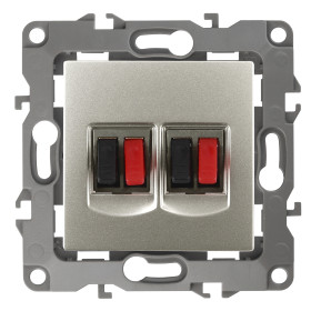 ЭРА Розетка Серия 12 12-3112-15 аудио двойная IP20 перламутр