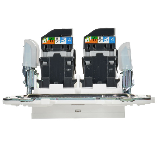 SKANDY Роз. комп. 2-ая RJ45 кат.5E SK-K03W арк. бел. IEK