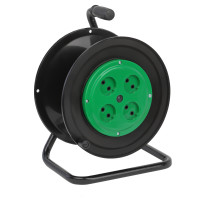 ЭРА Катушка пластиковая RP-4 для подключения провода 4 розетки без заземления