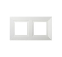 DKC Avanti Рамка из металла, белая, 2 поста (4 мод.)