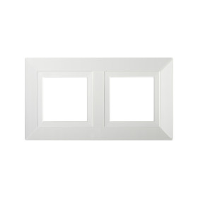 DKC Avanti Рамка из металла, белая, 2 поста (4 мод.)