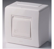 DKC Brava Коробка в сборе с выключателем, коричневая (розница)