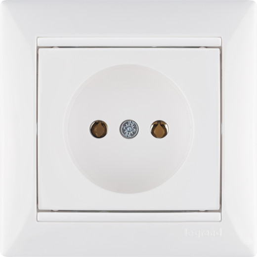 Розетка без заземления - Legrand Valena - без шторок 16А 250В винтовые зажимы - белый