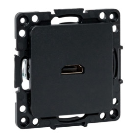 EKF Стокгольм Механизм розетки HDMI черный.