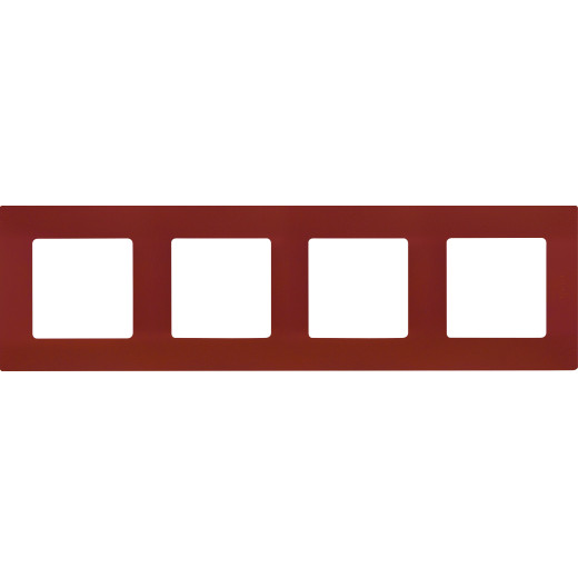 Рамка 4 поста - Legrand Etika - какао