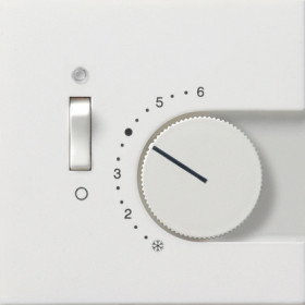 Gira Накладка для термостатов с пов. ручкой и контр. лампой