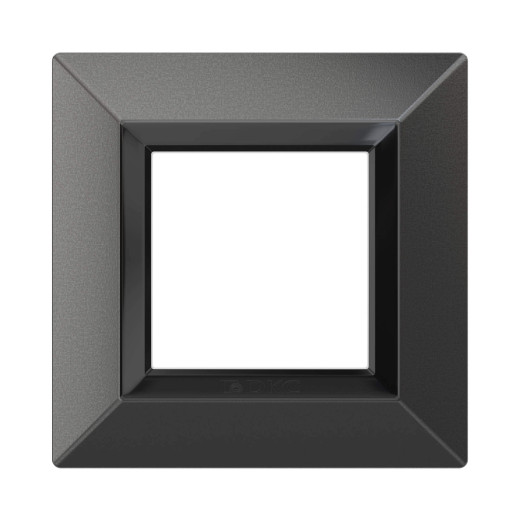 Рамка из металла 1 пост (2 мод.), Avanti, графитовая