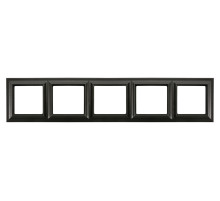 JUNG EcoProfi Standart Черный матовый Рамка 5-ая