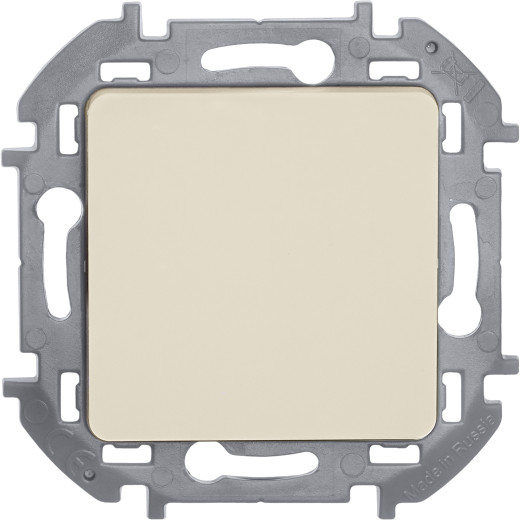 Переключатель одноклавишный - Legrand/Daccord Inspiria - 10АХ 250В безвинтовые зажимы - слоновая кость