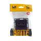 BRITE Роз. комп. 2-ая RJ45 кат.5E РК10-2-БрЧ черн. IEK
