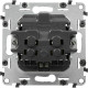 Valena IN'MATIC.Силовая розетка 2К+З 16А 250В.Винтовые зажимы.