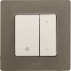 Рамка 1 пост - Legrand Etika - светлая галька