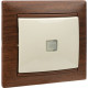 Рамка 1 пост - Legrand Valena - тонированное дерево