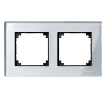 Schneider Electric Merten SM M-Elegance Стекло Серебро Рамка 2-ая