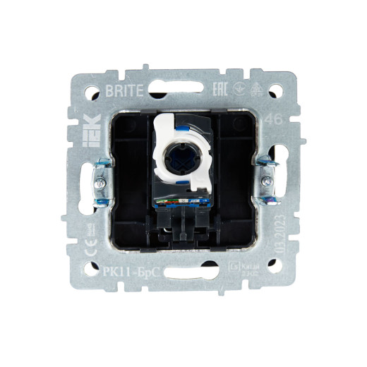BRITE Роз. комп. RJ45 кат.6 РК11-БрС сталь IEK