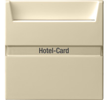 Gira S-55 Крем глянц Выключатель карточный