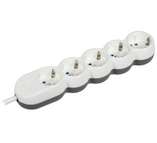 IEK UNO Удлинитель У05 5 мест 2P+PE/1,5м 3х1,5мм2 16А/250В UNO