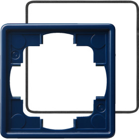 Gira S-Color Синий Рамка 1-ая с уплотнительной вставкой