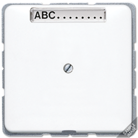 JUNG CD 500/CD plus Бежевый Вывод кабеля с полем для надписи