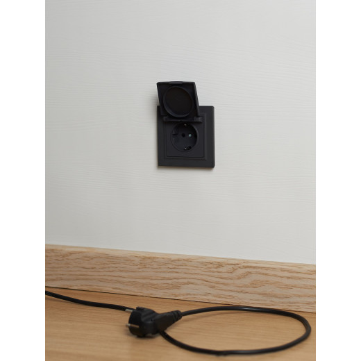 BRITE Роз. с з/к/ш с кр. 16А IP44 РСбш10-3-44-БрГ граф. IEK