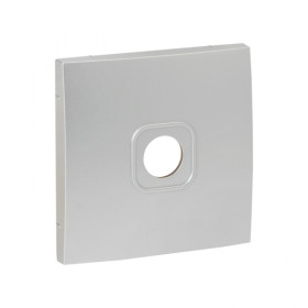 EKF PROxima Валенсия лицевая панель розетки TV 1-местная 75Ом 5-862МГц сталь.