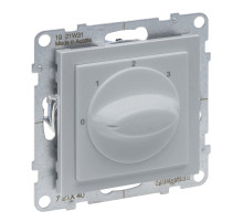 Legrand/Daccord SUNO Алюминий Выключатель вентилятора 4-позиционный. Винтовые зажимы.