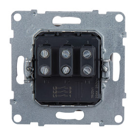 Legrand/Daccord SUNO Белый Выключатель трехклавишный 20АХ 250В. Винтовые зажимы.  .