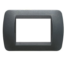 BT LV Тёмная Сталь Рамка на 3 модуля.