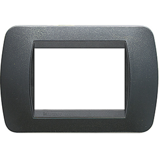 Накладка на 3 модуля, Тёмная Сталь