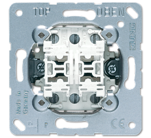 JUNG Выключатель 20AХ 250V универсальный сдвоенный