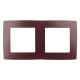 12-5002-25 ЭРА Рамка на 2 поста, Эра12, бордо (10/100/2500)